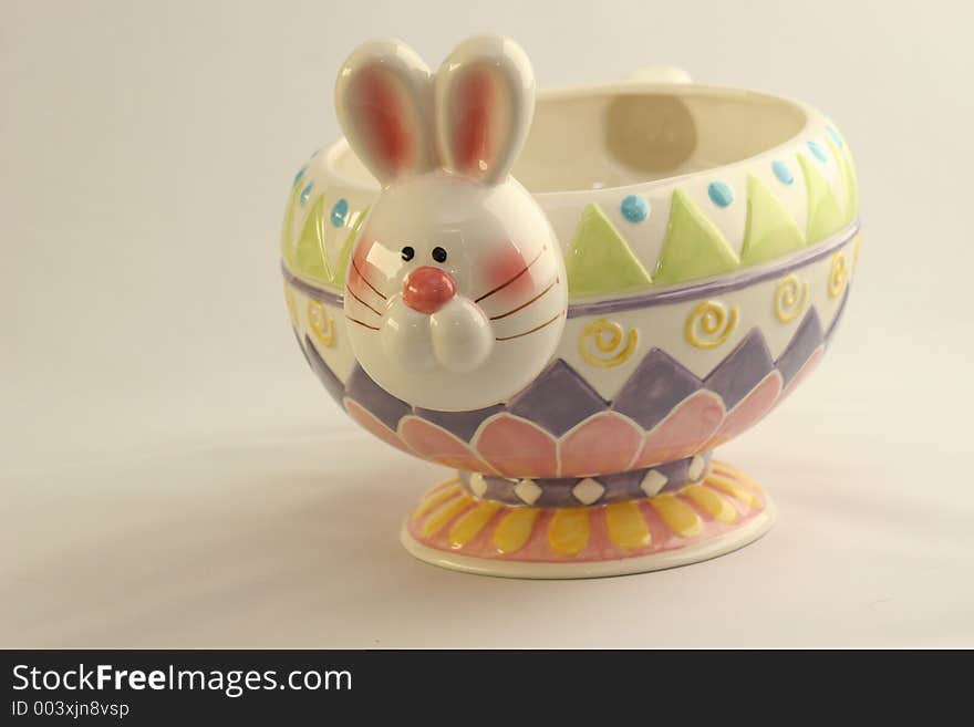 Porcelain Easter Bunny Bowl