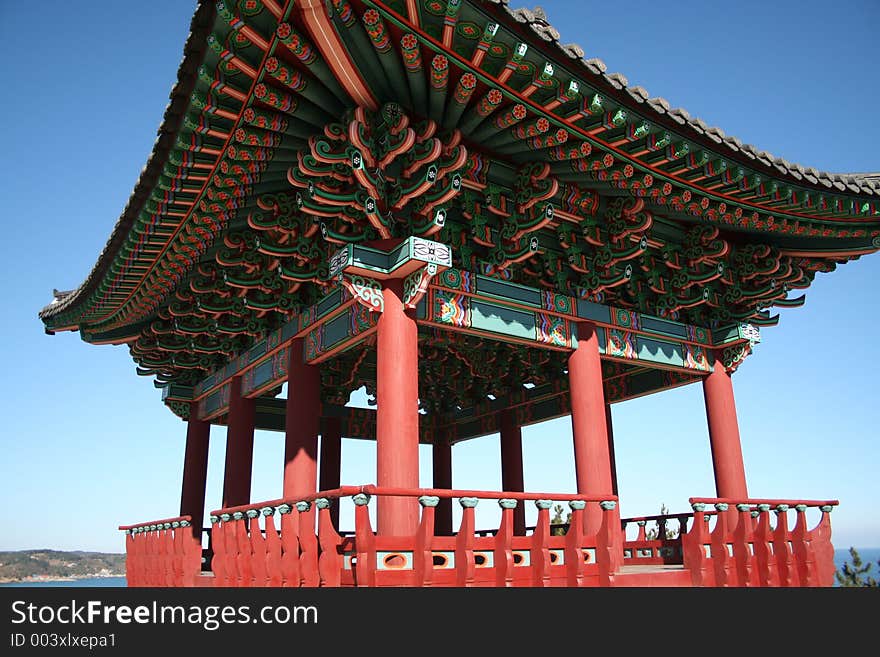 A pavillion that buddhist monks used to rest during their travels in Korea. A pavillion that buddhist monks used to rest during their travels in Korea.