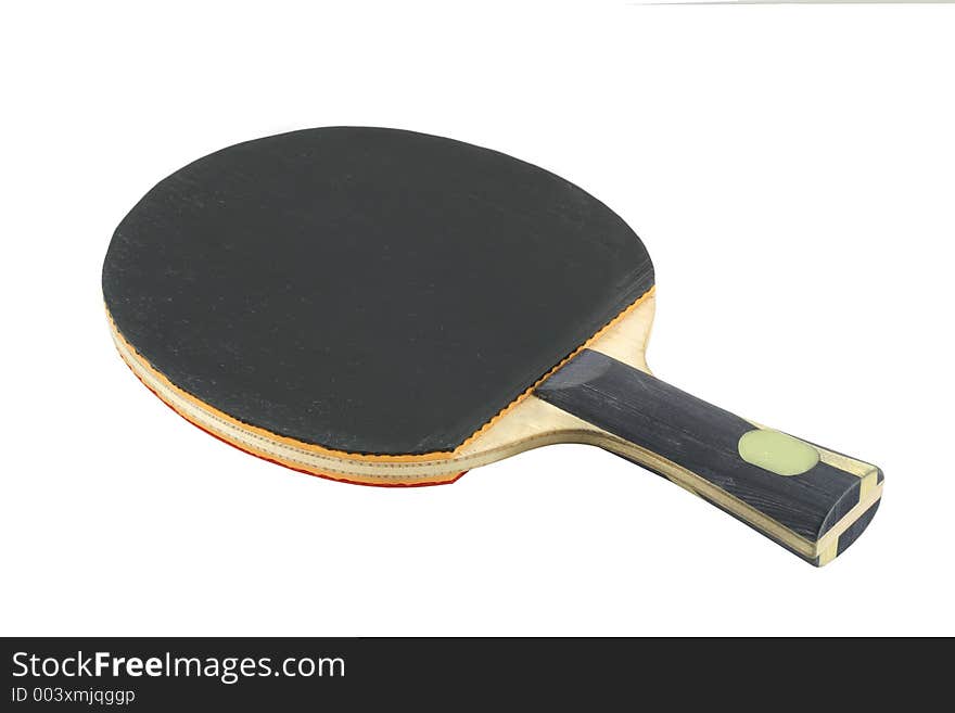 Sport ping-pong black and ball. Sport ping-pong black and ball