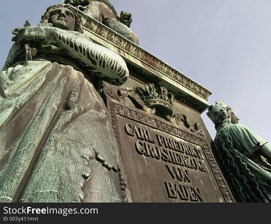 Statues at karlsruhe