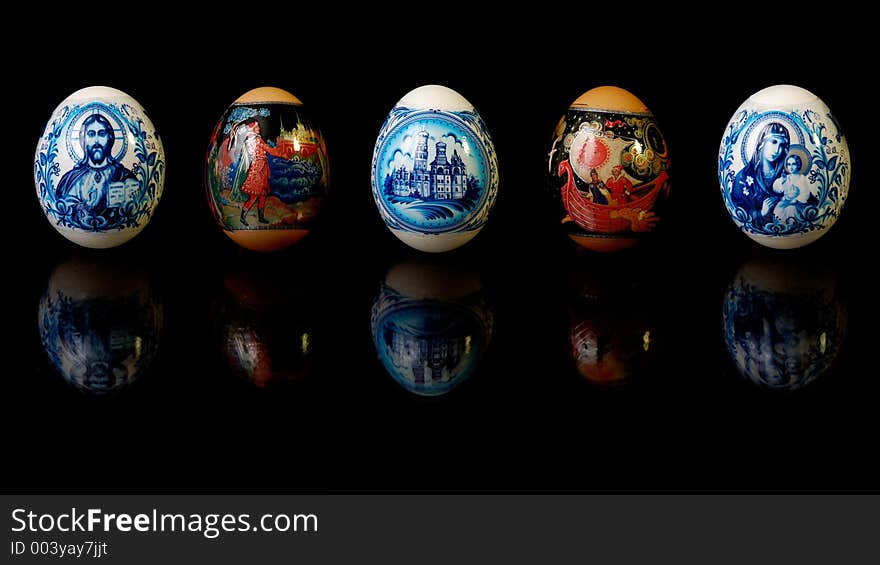 Easter eggs still-life. Easter eggs still-life