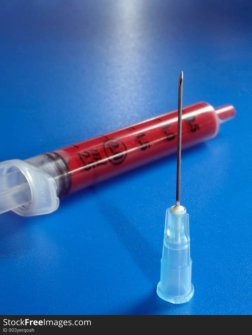 Blood Syringe And Needle