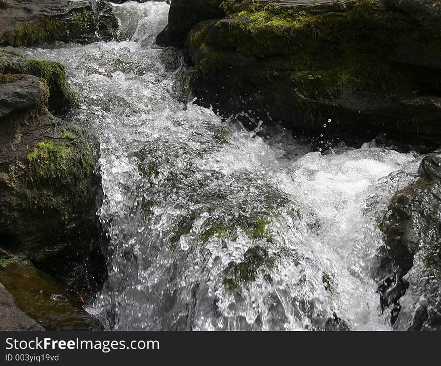 Water fall. Water fall