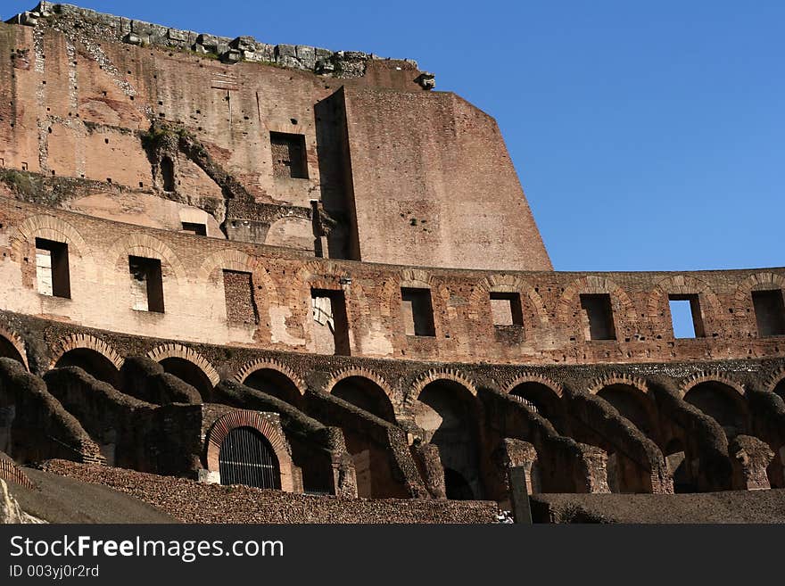 Italy Rome Colosseum by Day