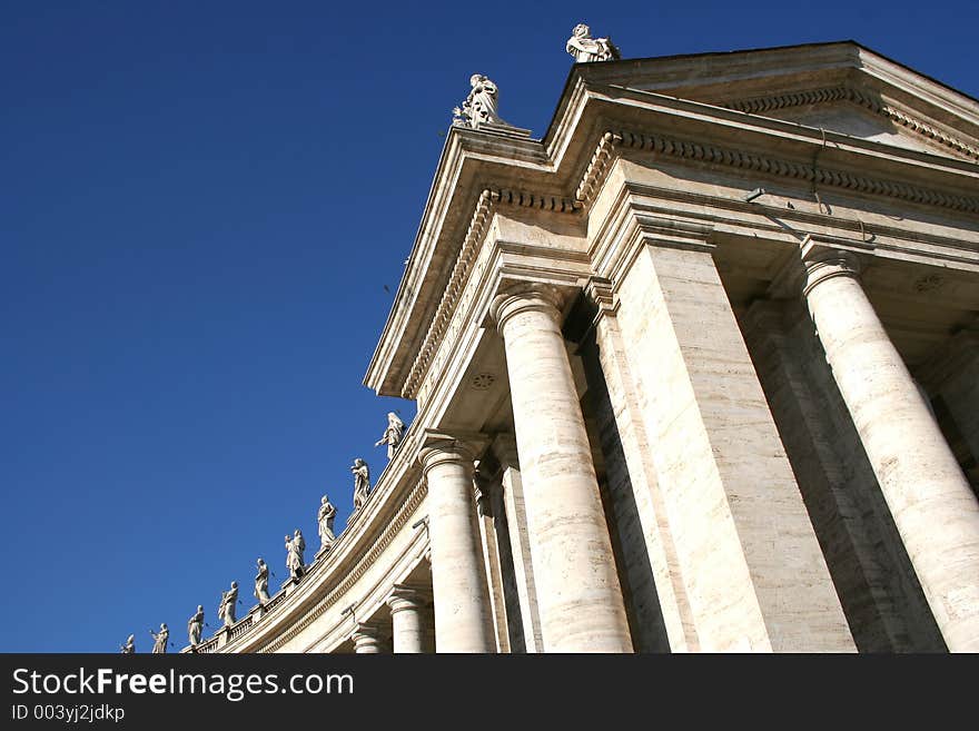 Vatican St. Peter Cathedral Detail