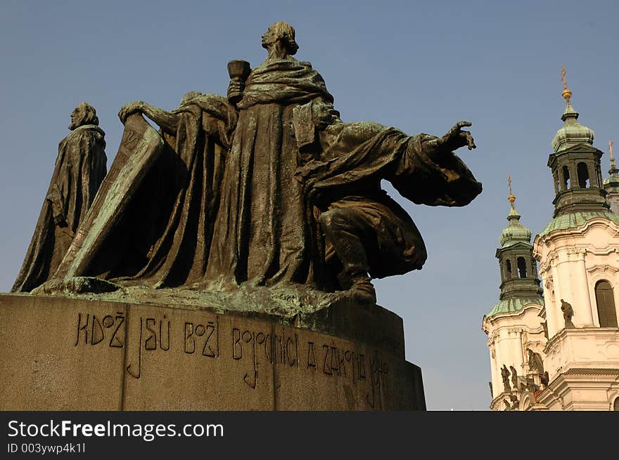 Jan Hus Monument in Prague