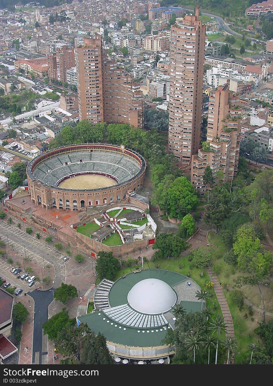 Arena from the sky