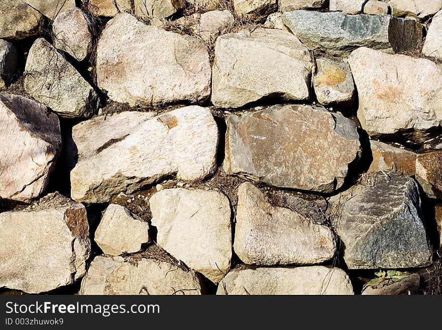 Stone wall