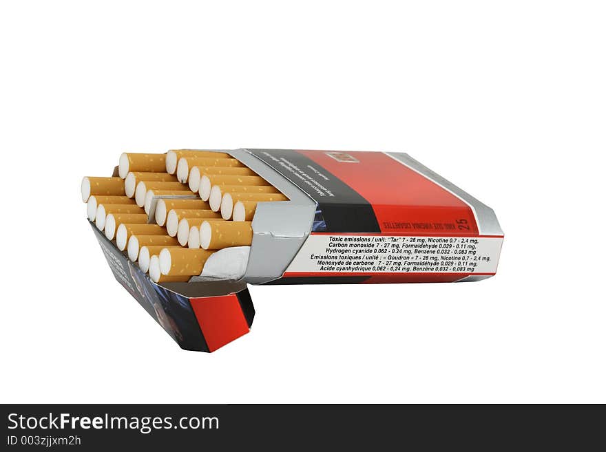 Smoke cigarette pack