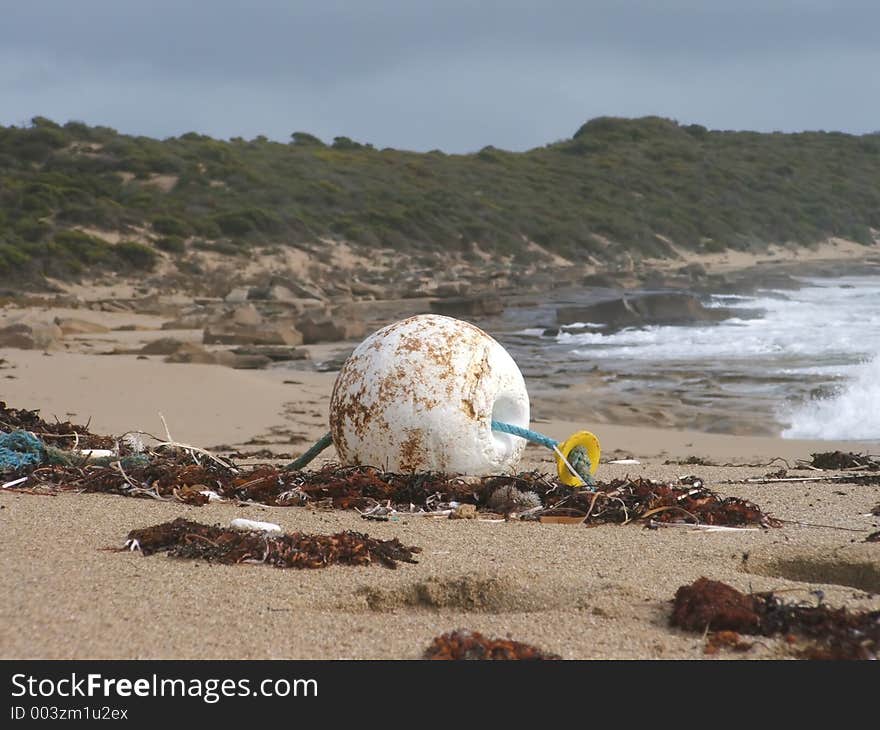 Buoy on the beach