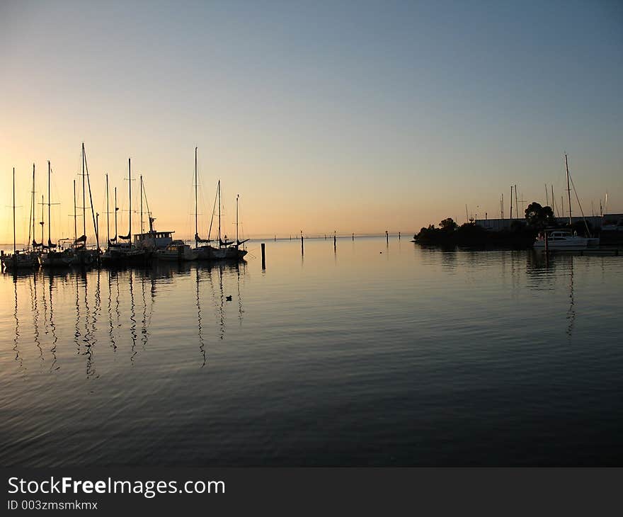 An early morning shot on the waterfront at Hastings. An early morning shot on the waterfront at Hastings