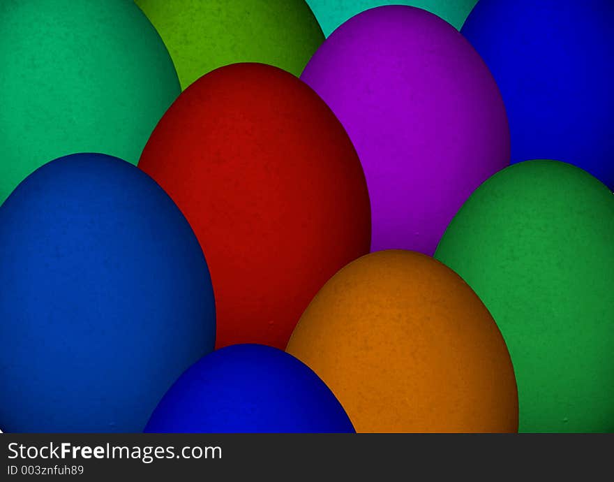 Color egg background. Color egg background