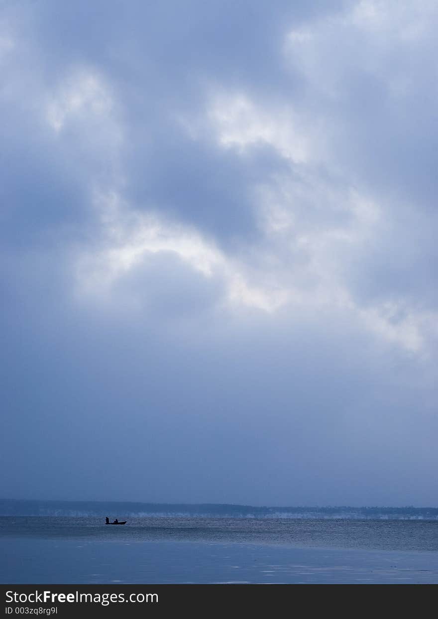 Fishing in winter