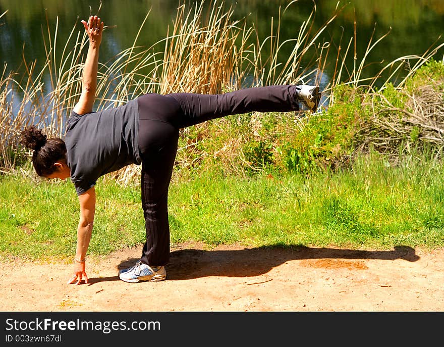 Woman Stretching 4