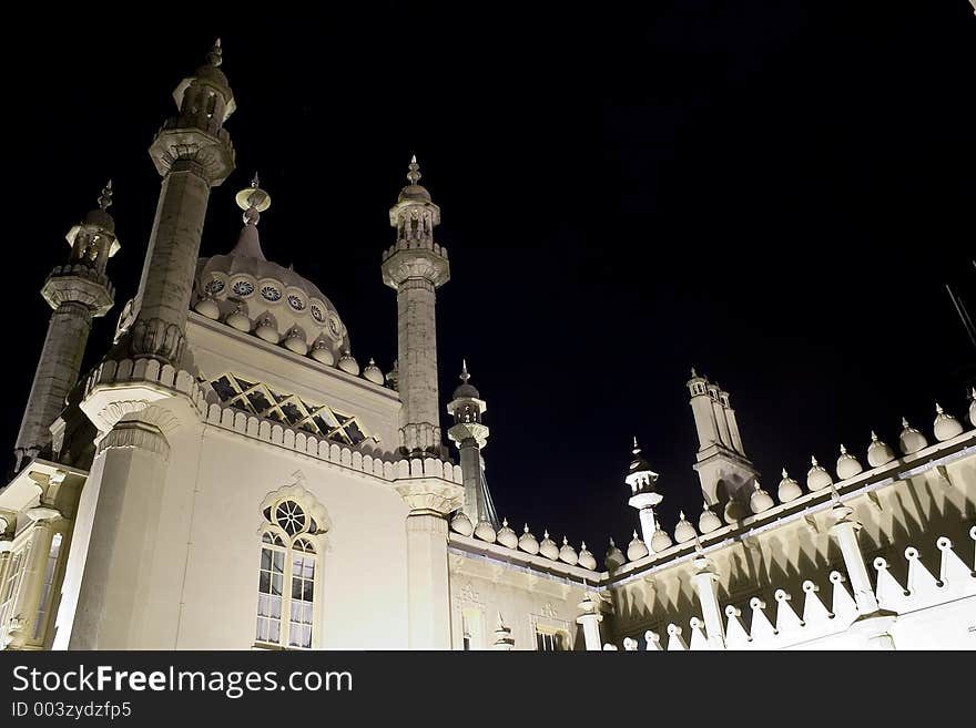 Temple At Night