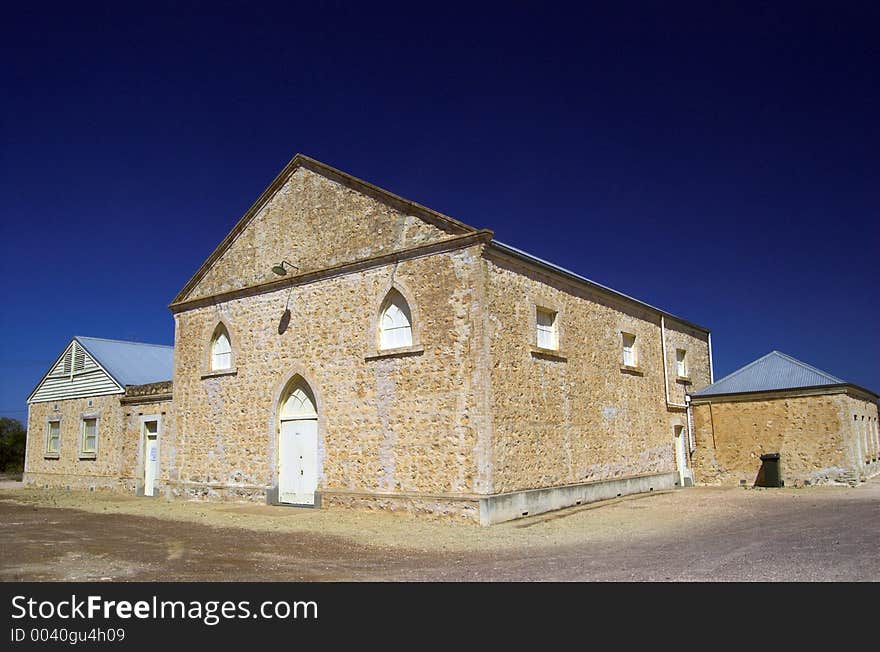 The historic buildings next to the Moonta Methodist church, South Australia. The historic buildings next to the Moonta Methodist church, South Australia.