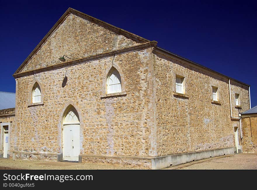 One the historic buildings next to the Moonta Methodist Church, South Australia. One the historic buildings next to the Moonta Methodist Church, South Australia.