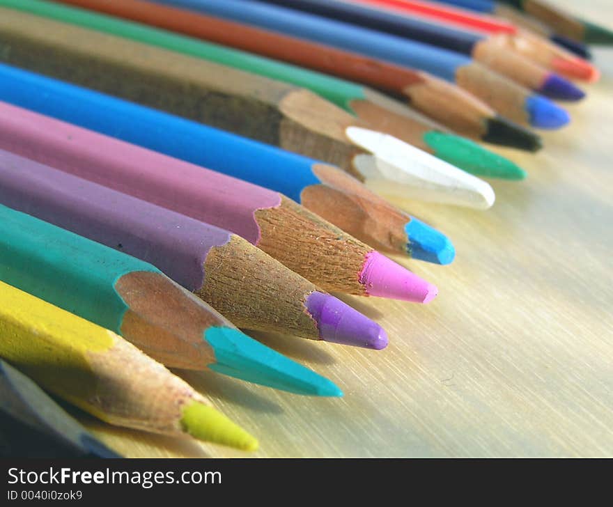 Color pencils. Color pencils