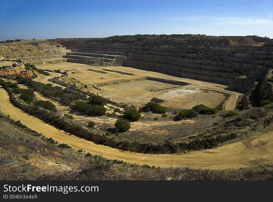 The OneSteel (formally BHP) mine at Ardrossan, South Australia. The OneSteel (formally BHP) mine at Ardrossan, South Australia.