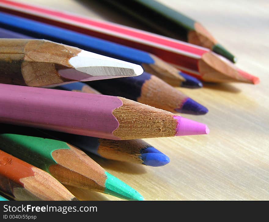 Color pencils. Color pencils