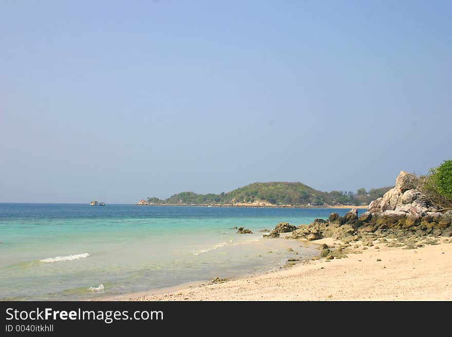 Empty beach in Thailand. Empty beach in Thailand