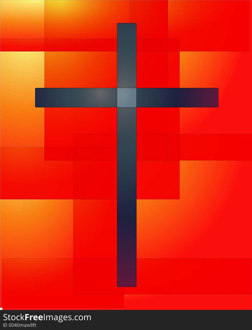 This is a religious cross. This is a religious cross.