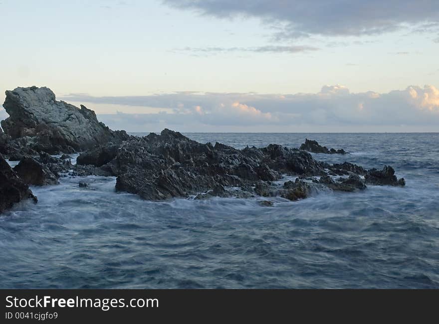 Rocks in Capo Malfatano, Sardinia, Italy