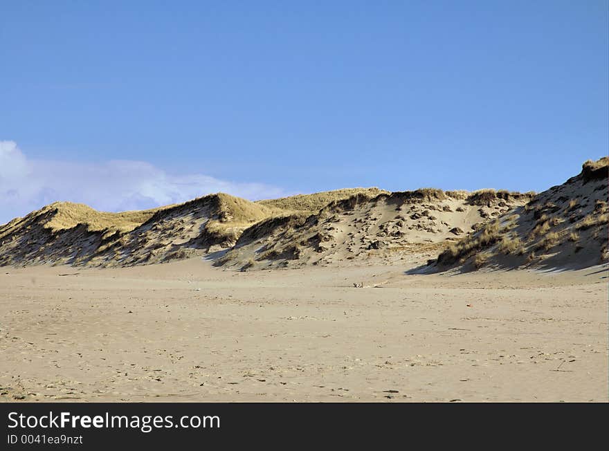 Beautiful dunes on the island of Sylt. Beautiful dunes on the island of Sylt