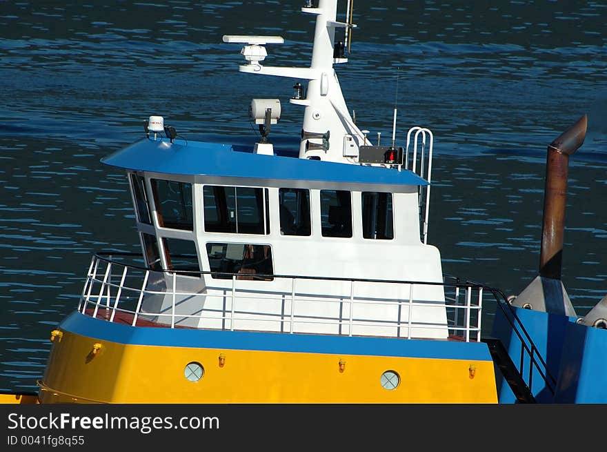 Tug working in Alaska