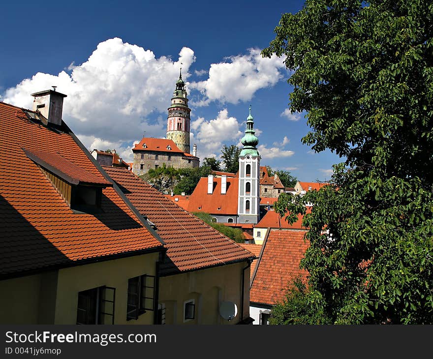 Cesky Krumlov view