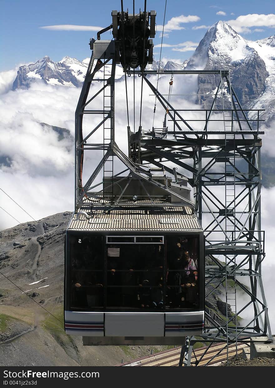 Cable Car Arriving