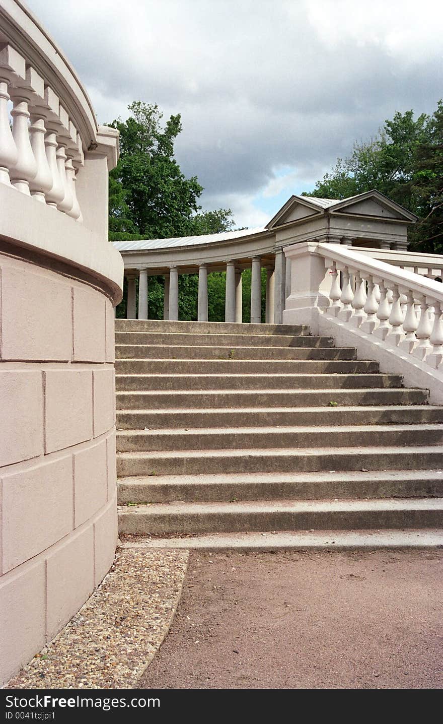 Ladder Of A Colonnade