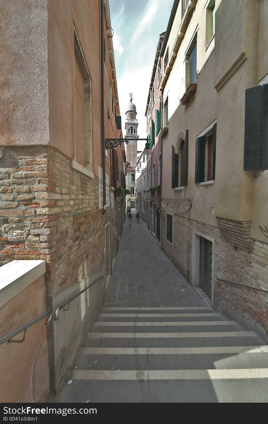 Old alley in Venice