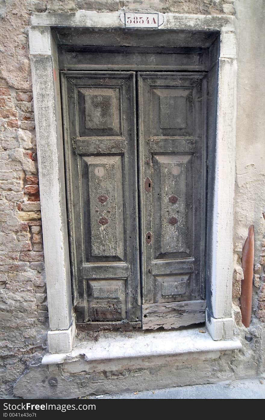 Old door at Venice,Italy