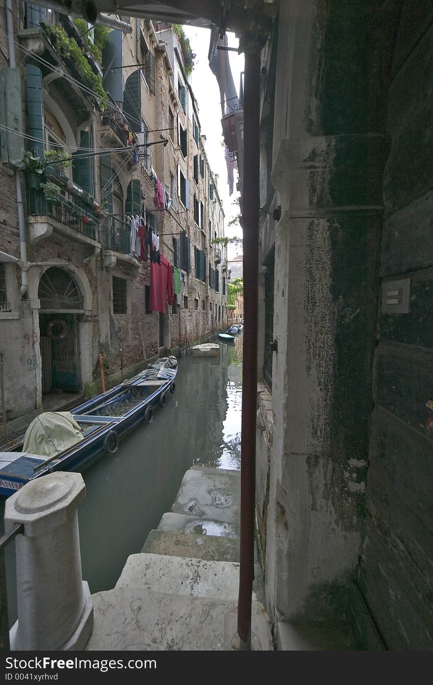 Alley,canal at Venice,Italy