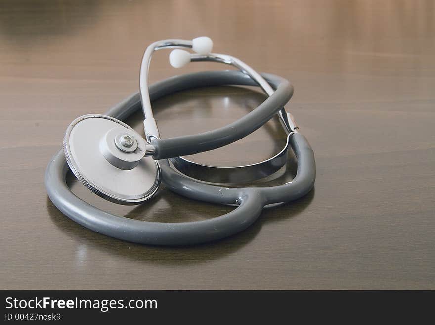 Stethoscope on the table. Stethoscope on the table.