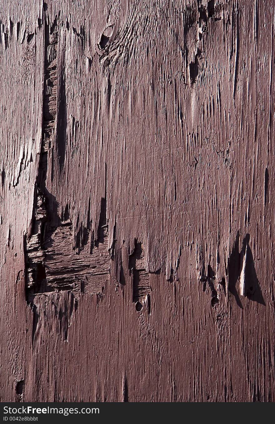 Texture of an old painted plywood wall. Texture of an old painted plywood wall