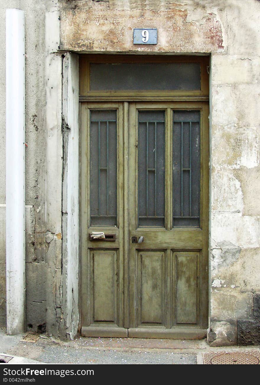 Neglected ,ancient door. Neglected ,ancient door