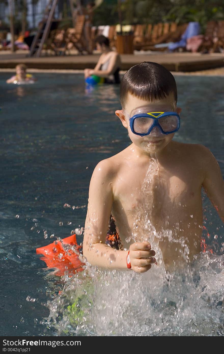 Boy in water