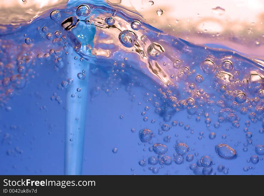 Water blast in various color