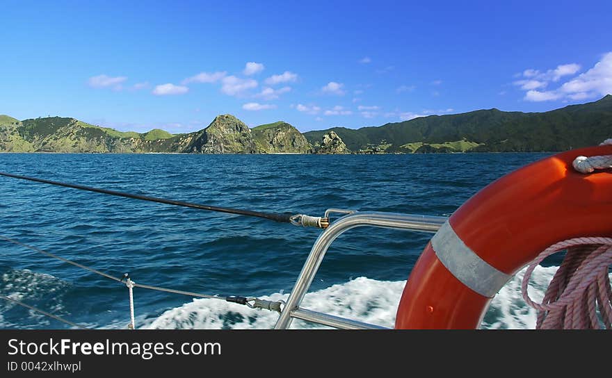 Sunny day sailing. Sunny day sailing.