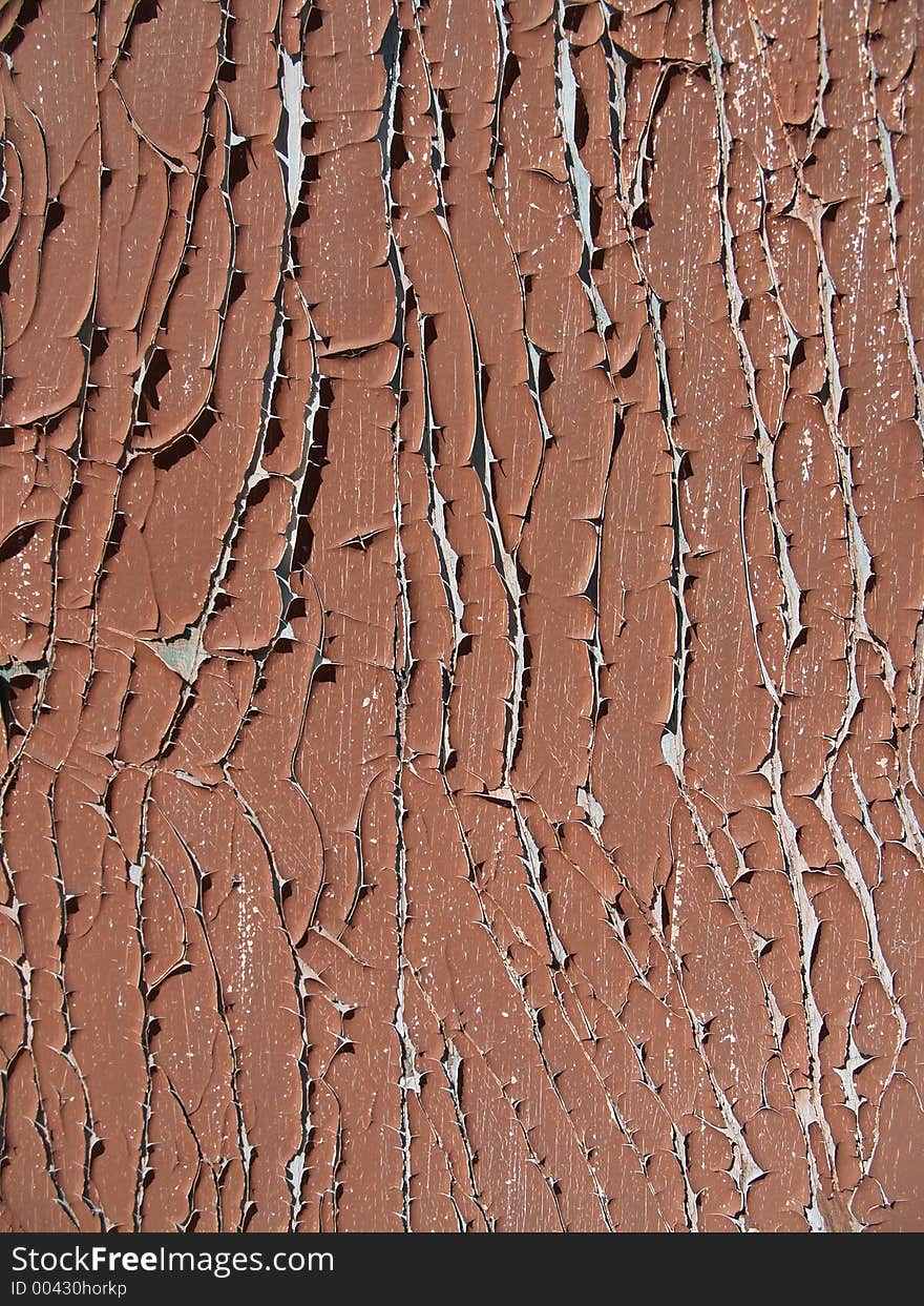 Chipped paint