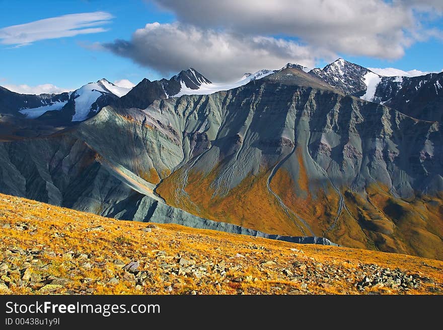 Beautiful mountains landscape. Altay, Russia