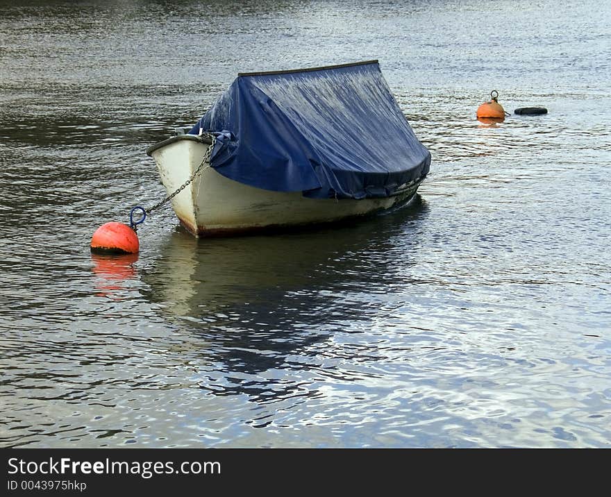 Covered boat