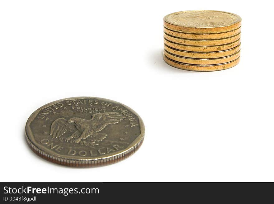 Growth of one silver dollar. Growth of one silver dollar