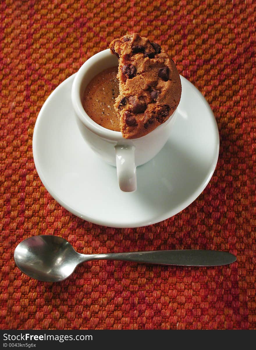 Espresso with cookie