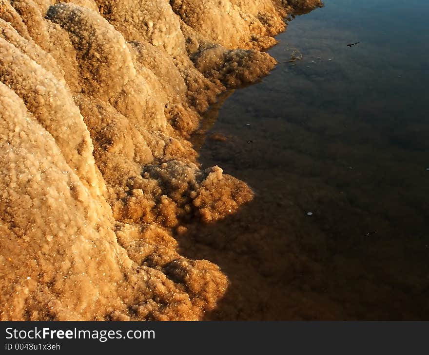 Salt crystals