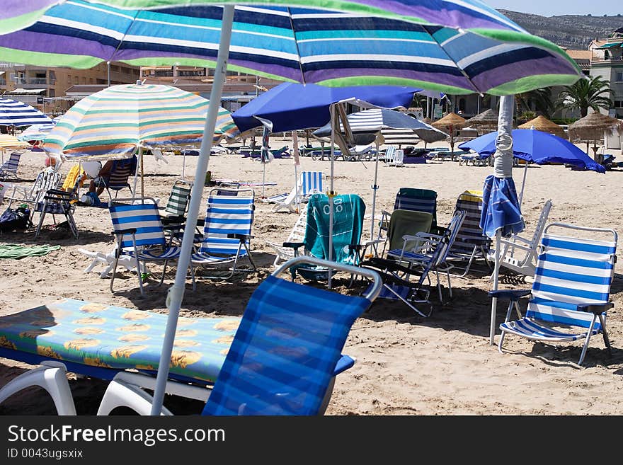 Concha's Beach in Oropesa, Spain