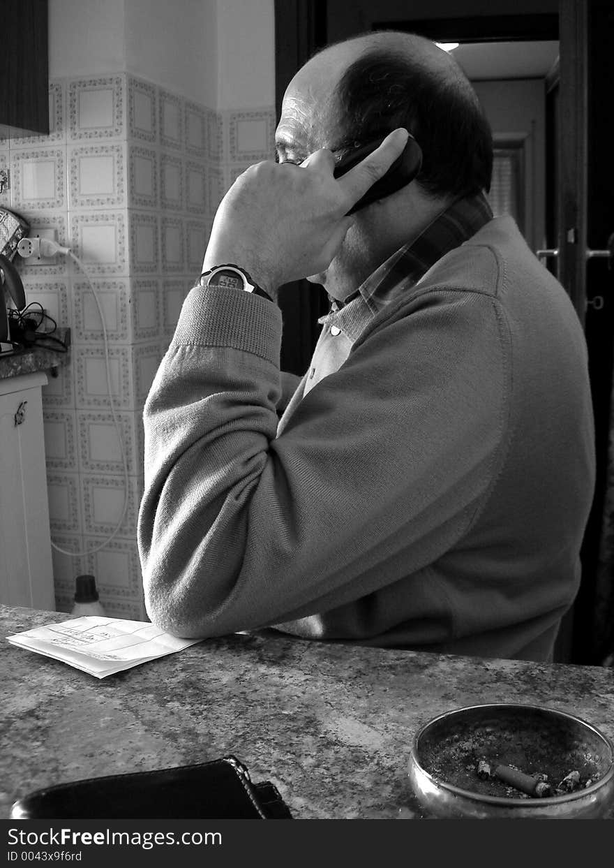 Man At The Phone