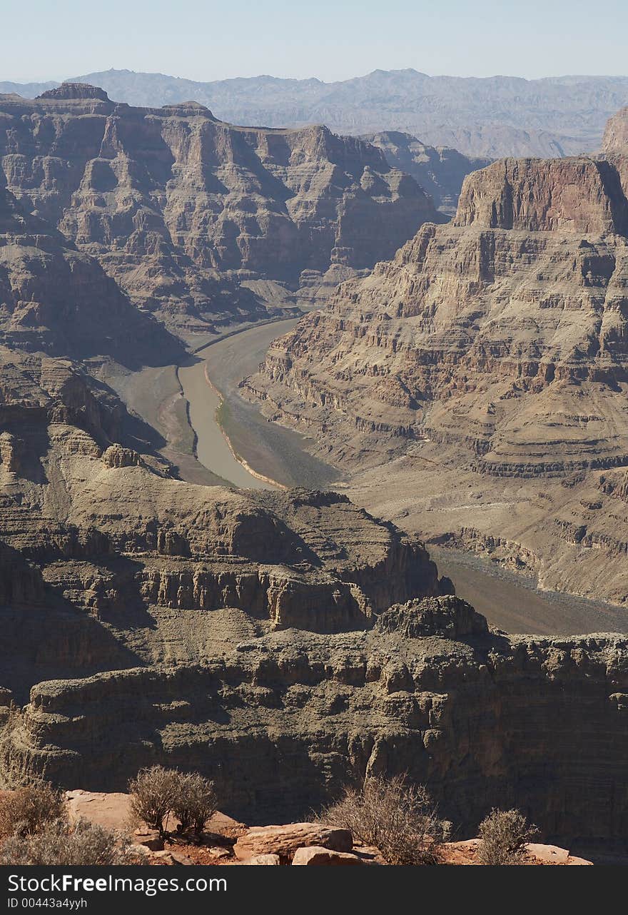 A view of the Colorado river.